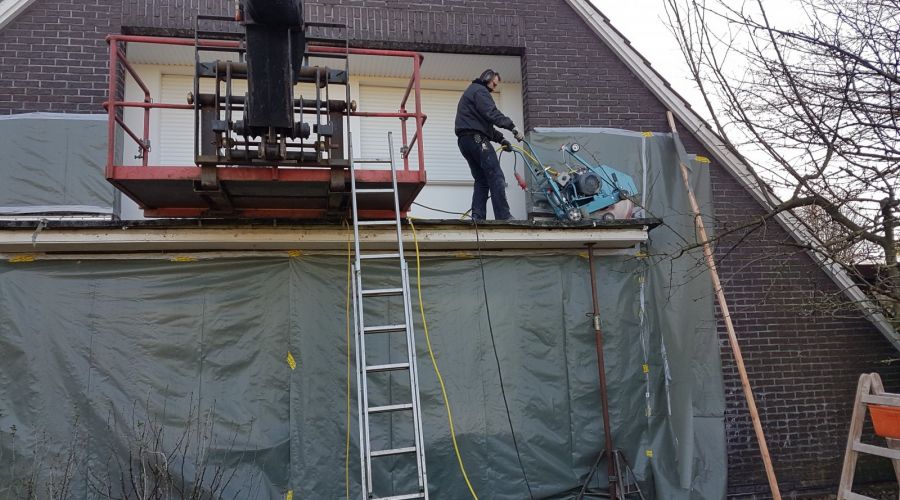 Abbruch eines Balkons